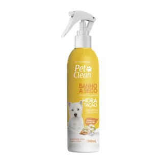 Banho a Seco Hidratação Pet Clean para Cães e Gatos 240ml