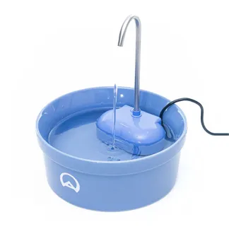 Bebedouro Fonte Aqua Porcelana Azul para Cães e Gatos