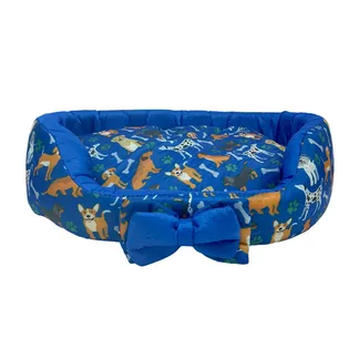 Cama Europa Laço N°01 para Cães Ribeiro Pet (Estampas Variadas)