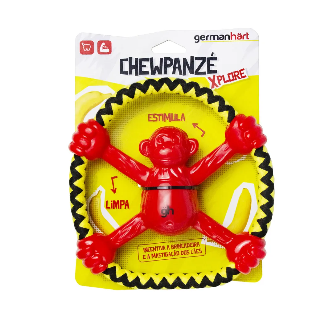 Brinquedo Macaco Chewpanzé  com Corda para Cães Germanhart