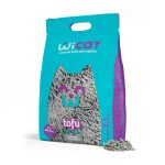 Granulado Higiênico Biodegradável Wicat Tofu Carvão de Bambu para Gatos 2,1Kg