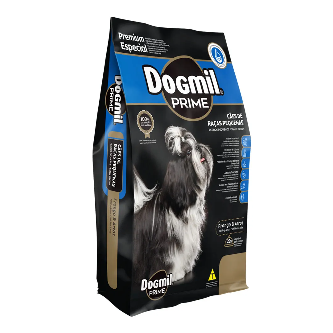 Ração Dogmil Prime Para Cães Adultos De Raças Pequenas Sabor