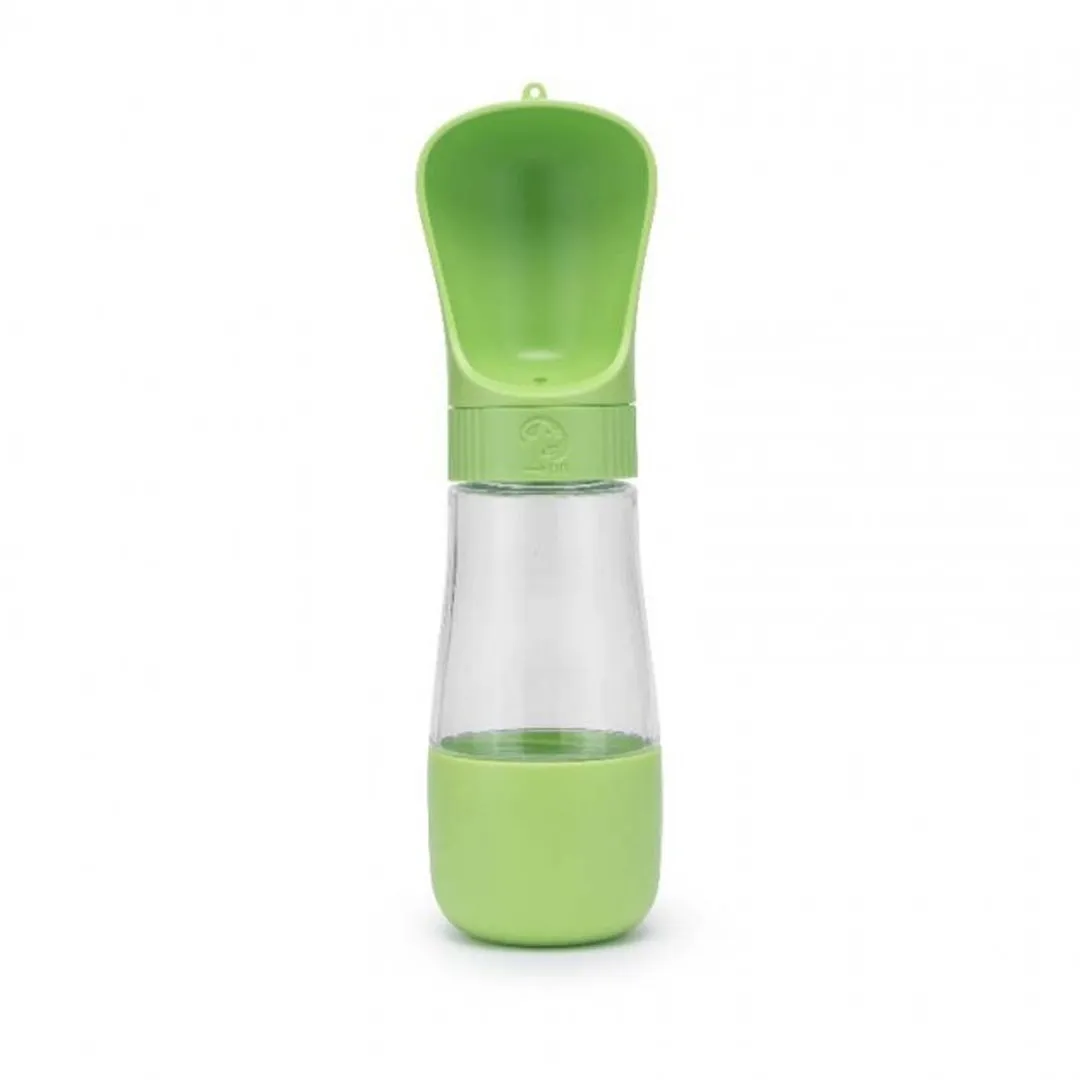 Garrafa de Água Portátil e Dispenser de Ração 2 em 1 500ml para Cães Napi (Cores Variadas)
