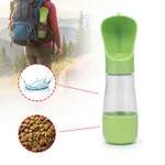 Garrafa de Água Portátil e Dispenser de Ração 2 em 1 500ml para Cães Napi (Cores Variadas)