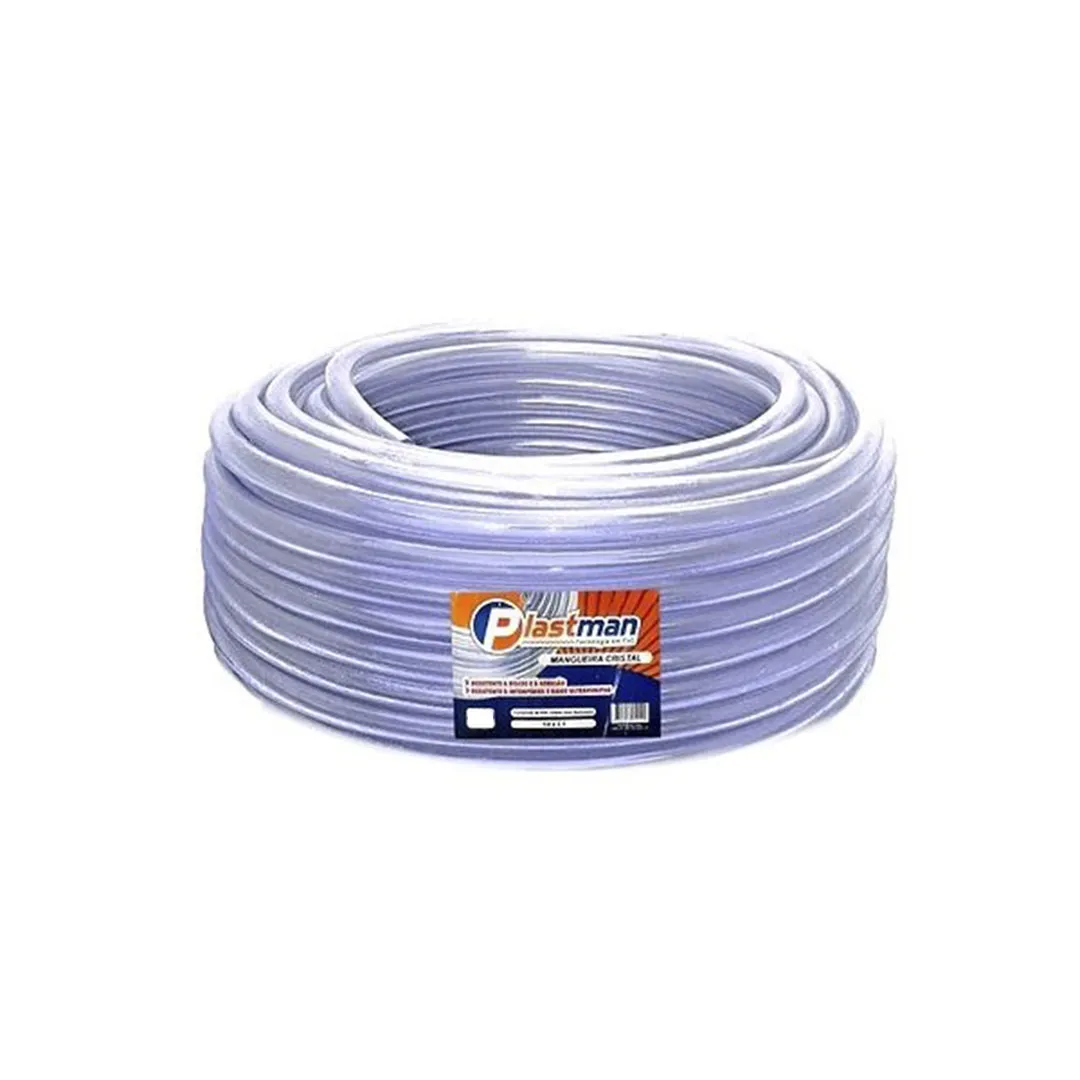 Mangueira Flex Cristal 5m 1/2×1,5 Plastman