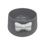 Comedouro Plástico Osso para Cães Cinza GR223310 Pet Next