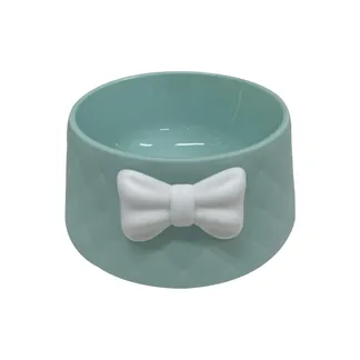 Comedouro Plástico Osso para Cães Verde GR223970 Pet Next