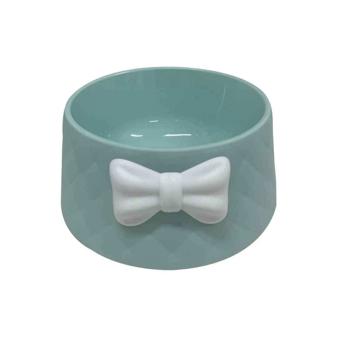 Comedouro Plástico Osso para Cães Verde GR223970 Pet Next
