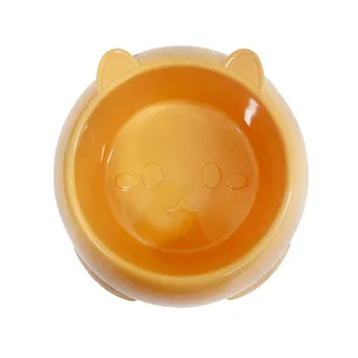 Comedouro Fofinho para Cães e Gatos Amarelo GR223906 Pet Next