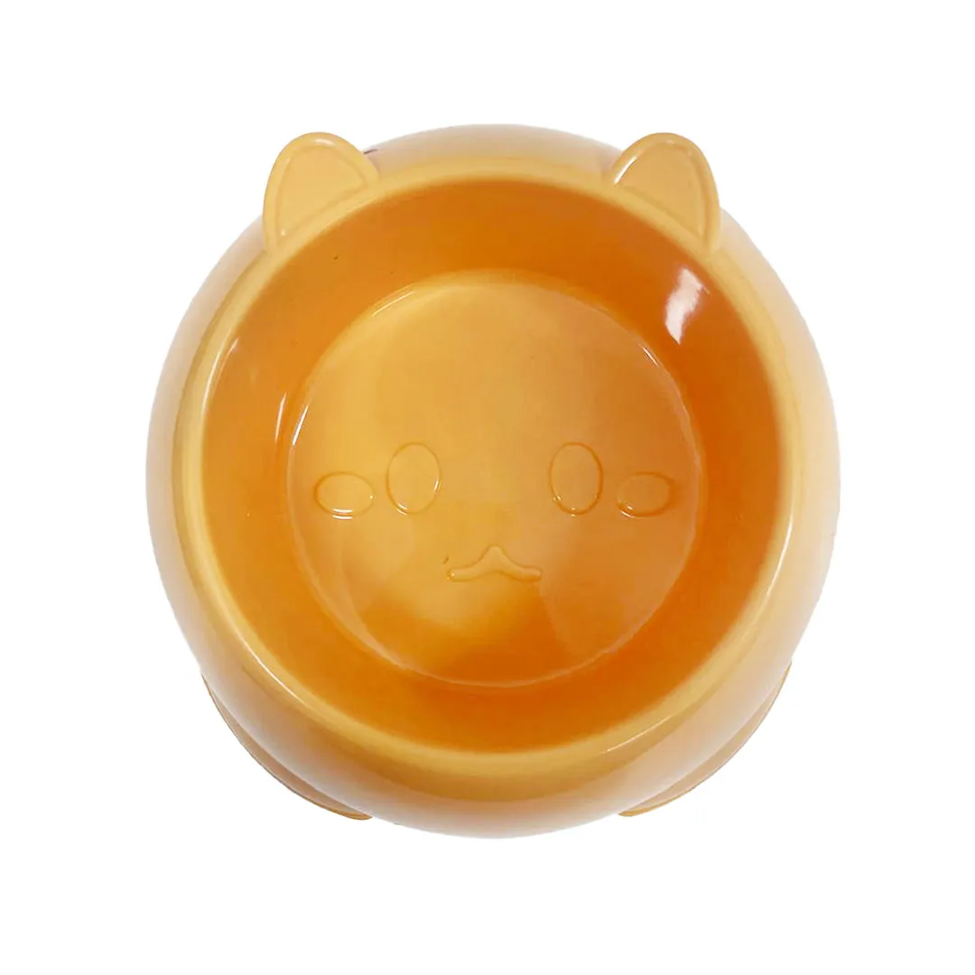 Comedouro Fofinho para Cães e Gatos Amarelo GR223906 Pet Next
