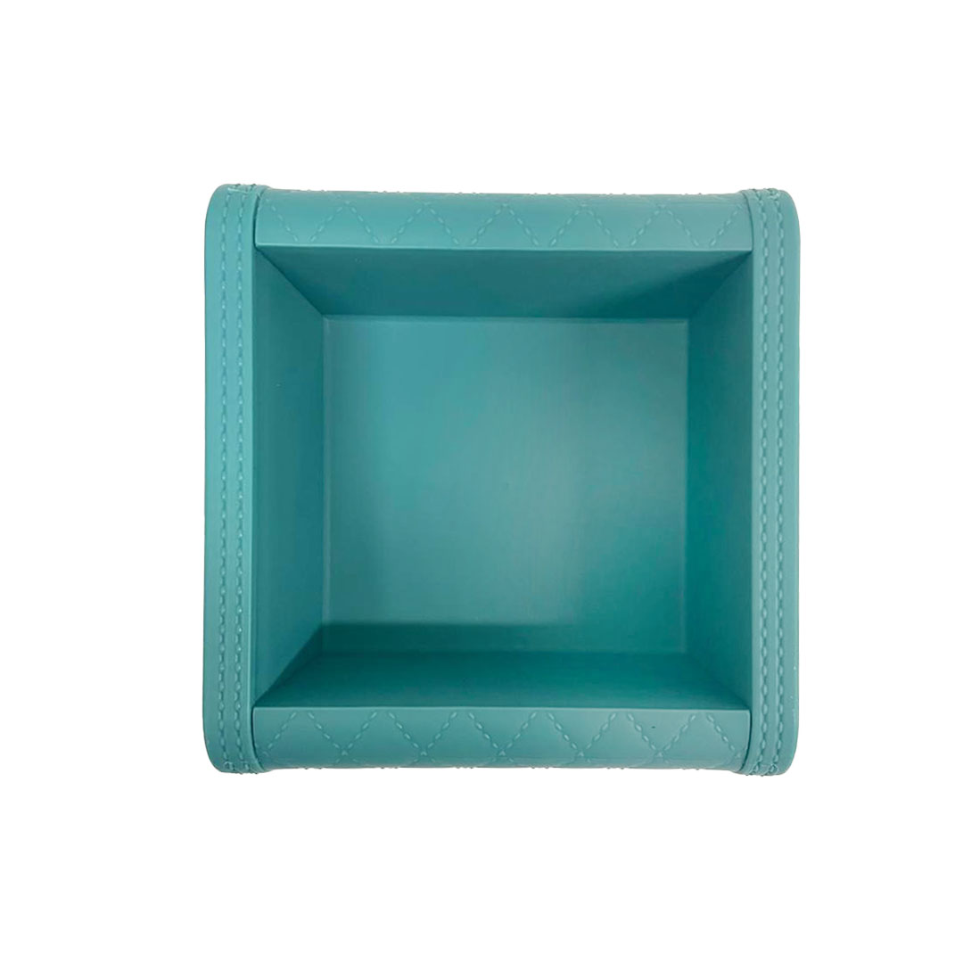 Comedouro Quadrado Verde para Cães GR223581 Pet Next