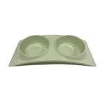 Comedouro Duplo Curvo para Cães GR215110 Pet Next (Cores Variadas)
