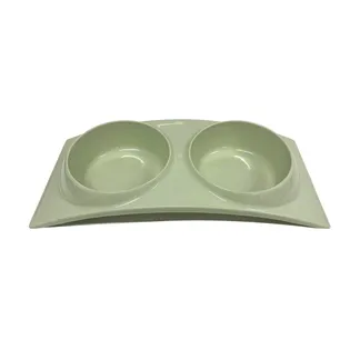Comedouro Duplo Curvo para Cães GR215110 Pet Next (Cores Variadas)