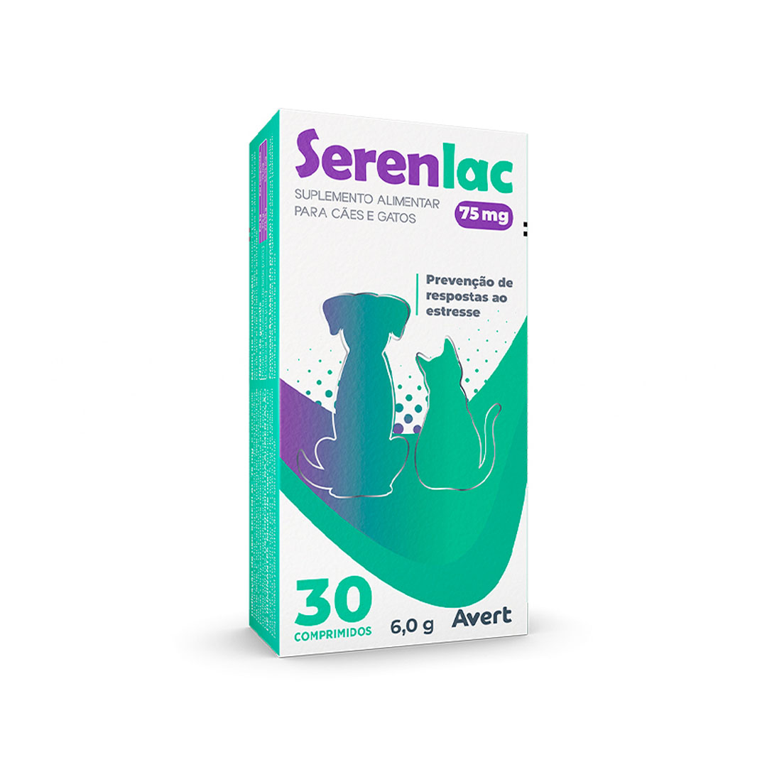 Suplemento Alimentar Serenlac 225mg para Cães 30 Comprimidos