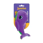 Mordedor Pelúcia Pop Aqua Baleia para Cães Jambo Pet