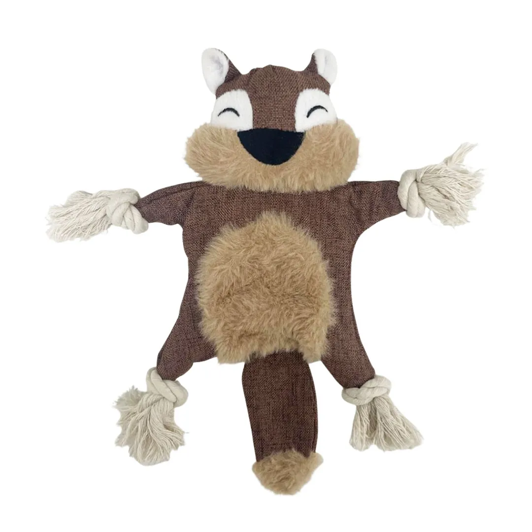 Brinquedo Pelúcia Esquilo Voador Café para Cães GR223979 Pet Next