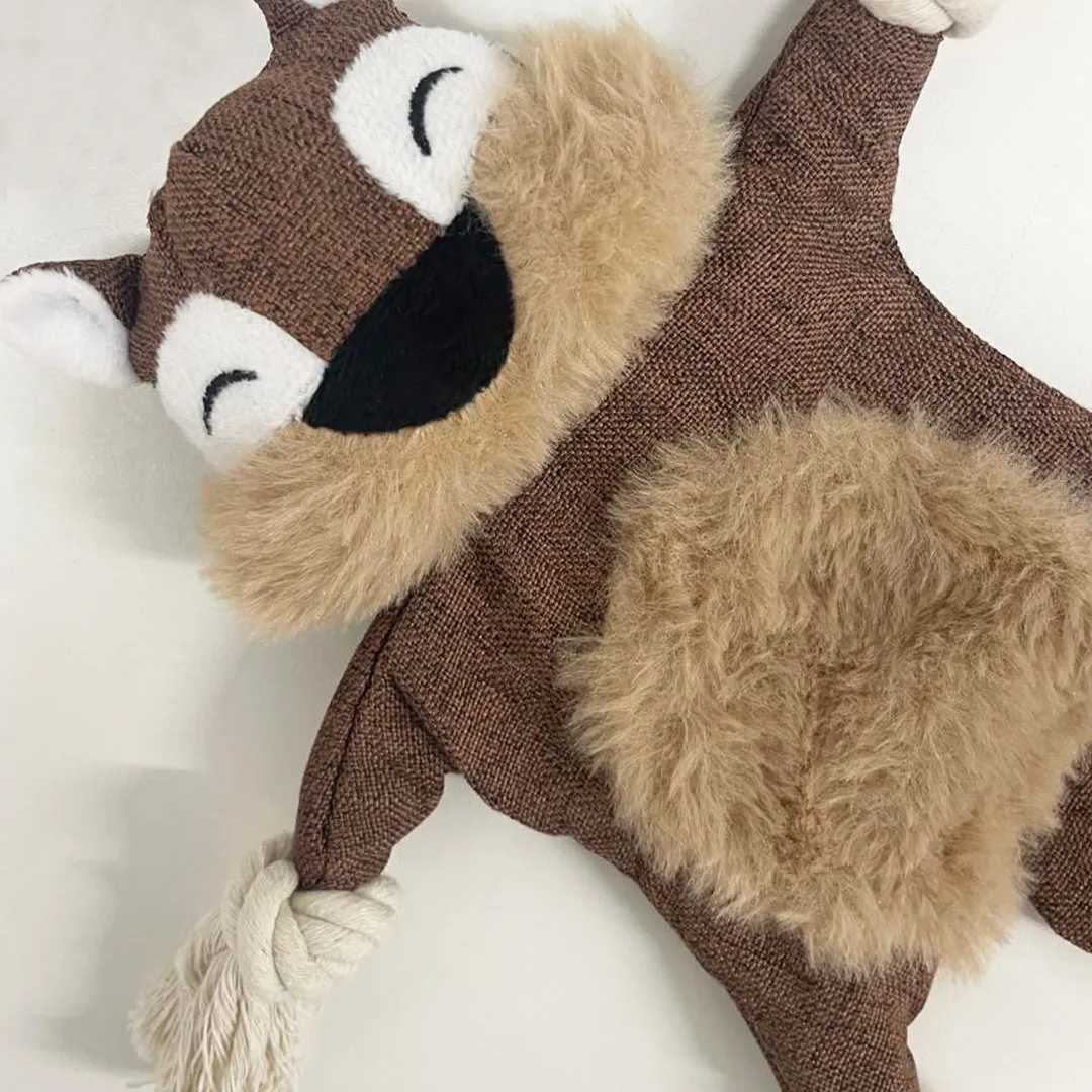 Brinquedo Pelúcia Esquilo Voador Café para Cães GR223979 Pet Next