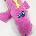 Brinquedo Pelúcia Jacaré Rosa para Cães GR223965 Pet Next