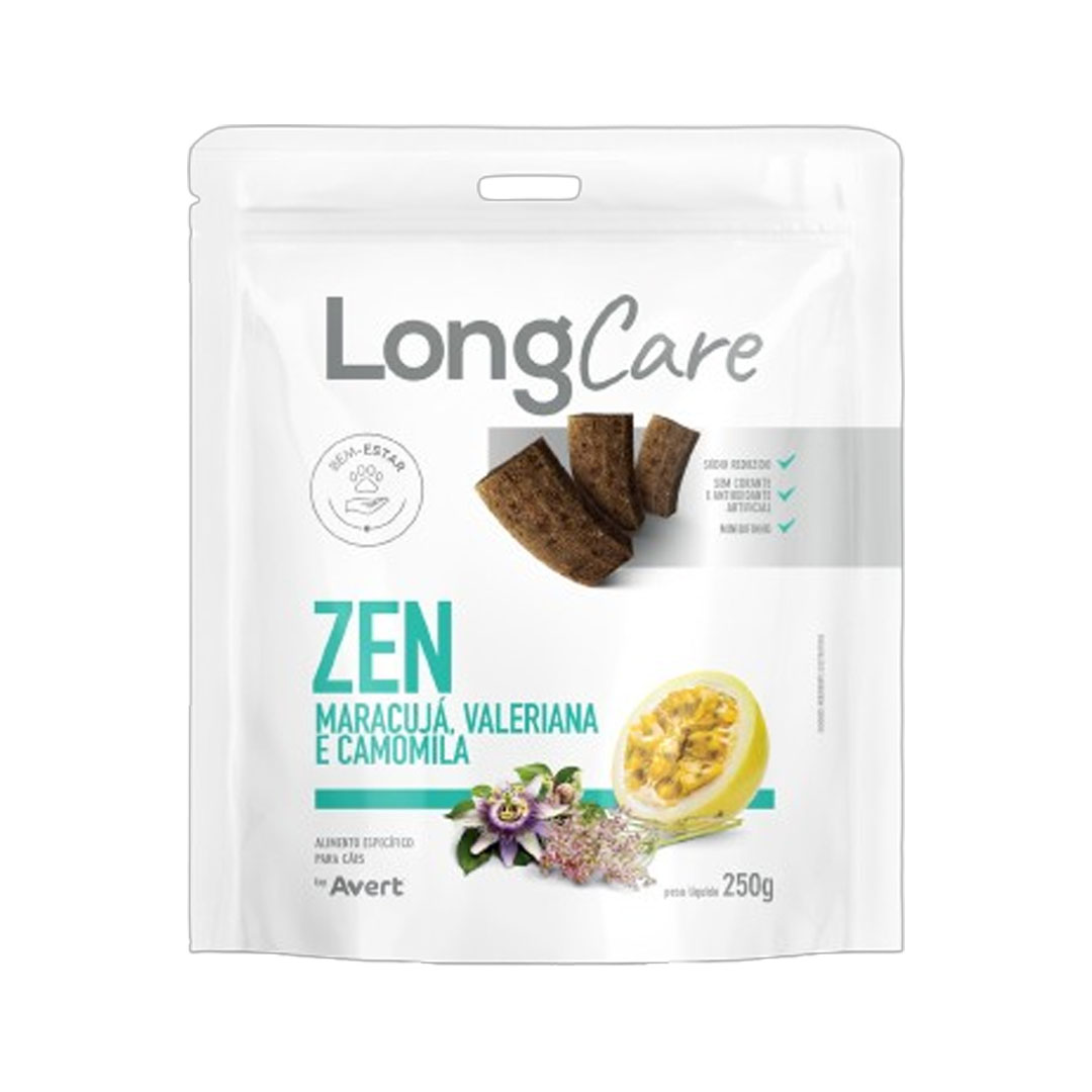 Petisco LongCare Zen para Cães Sabor Maracujá, Valeriana e Camomila 250g