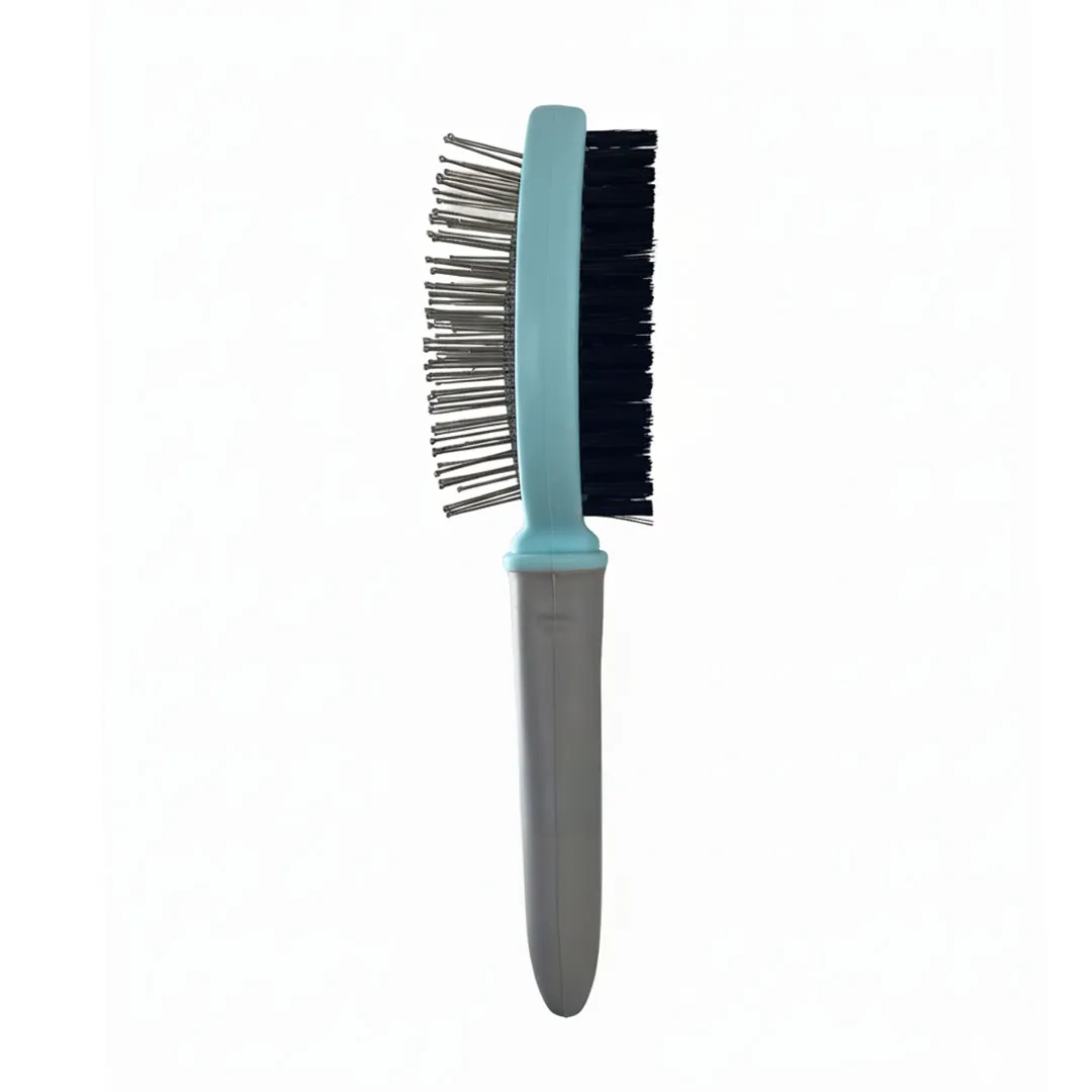 Escova Dupla Azul para Cães GR223941 Pet Next