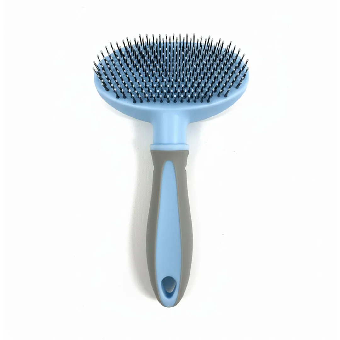 Escova Oval Azul para Cães GR223942 Pet Next