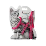 Peitoral com Guia Rosa para Gatos GR223256 Pet Next