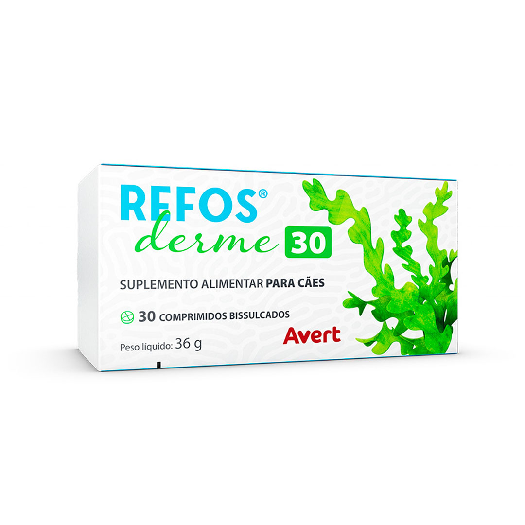 Refos Derme 30 para Cães 30 Comprimidos Avert