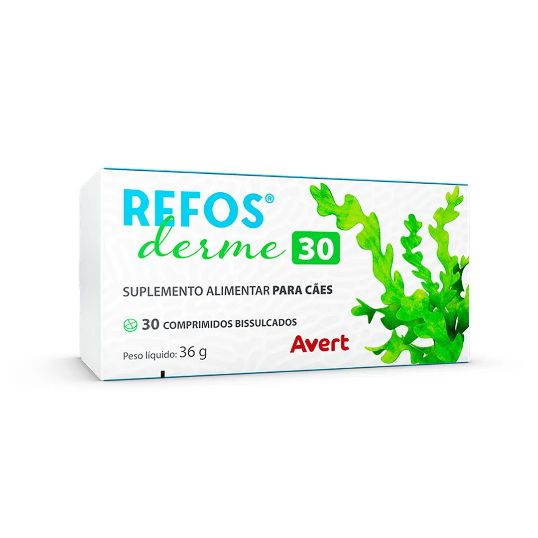Refos Derme 30 para Cães 30 Comprimidos Avert
