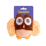 Brinquedo Mordedor Pelúcia Pop Corujinha para Cães Jambo Pet