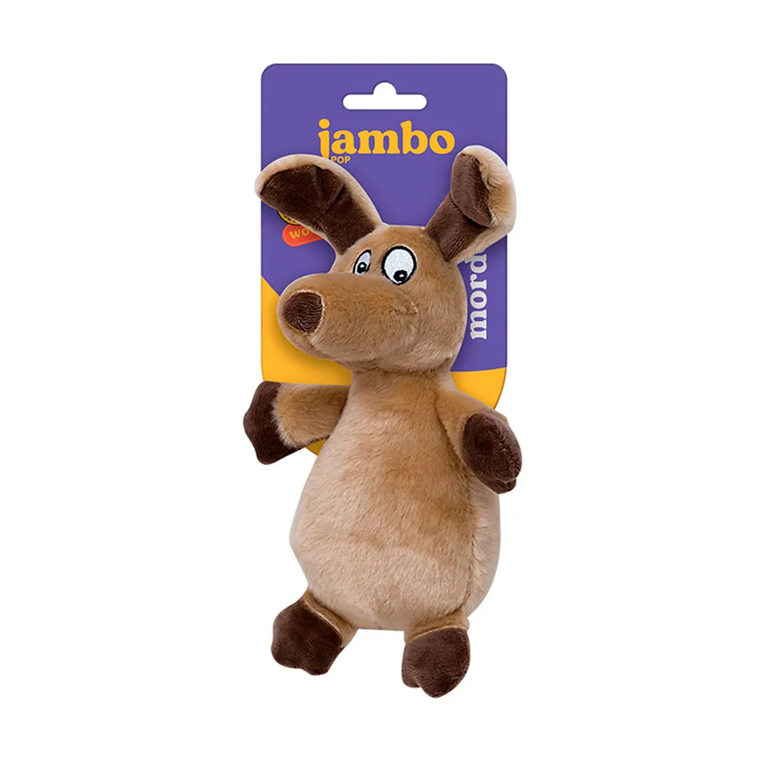 Brinquedo Mordedor Pelúcia Pop Hug Cachorro para Cães Jambo Pet