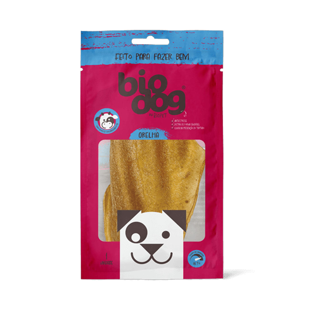 Petisco Bio Dog Clássicos Orelha para Cães 1 Unidade