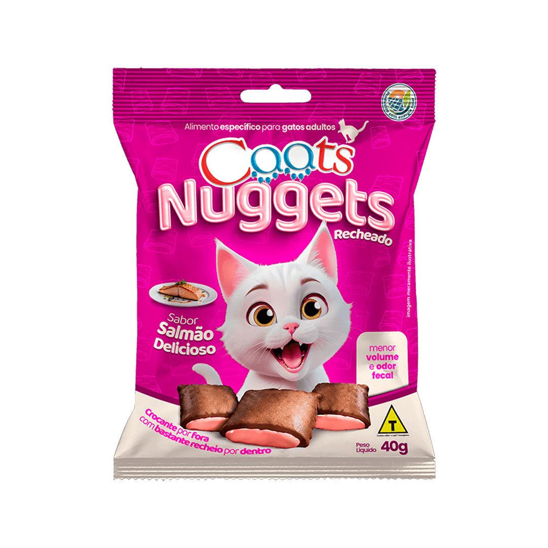 Bifinho Caats para Gatos Adultos Sabor Salmão 30g