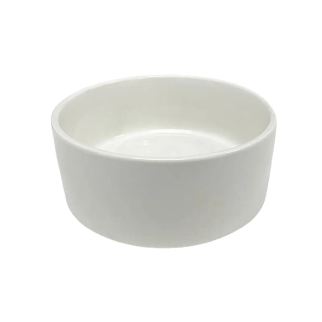 Comedouro Cerâmica Branco para Cães GR223312 Pet Next