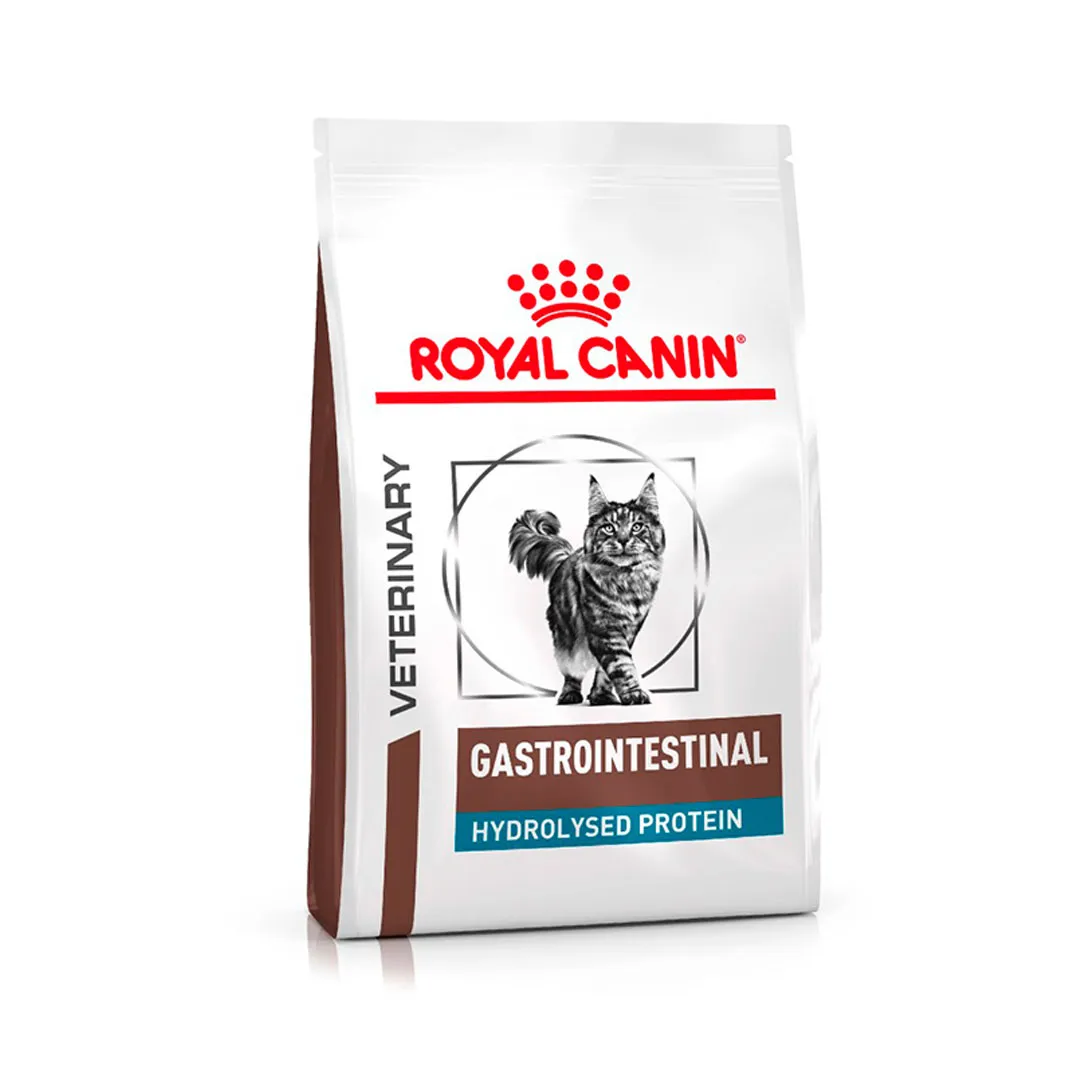 Ração Royal Canin Veterinary Gastrointestinal Hydrolysed Protein para Gatos Adultos 1,5Kg