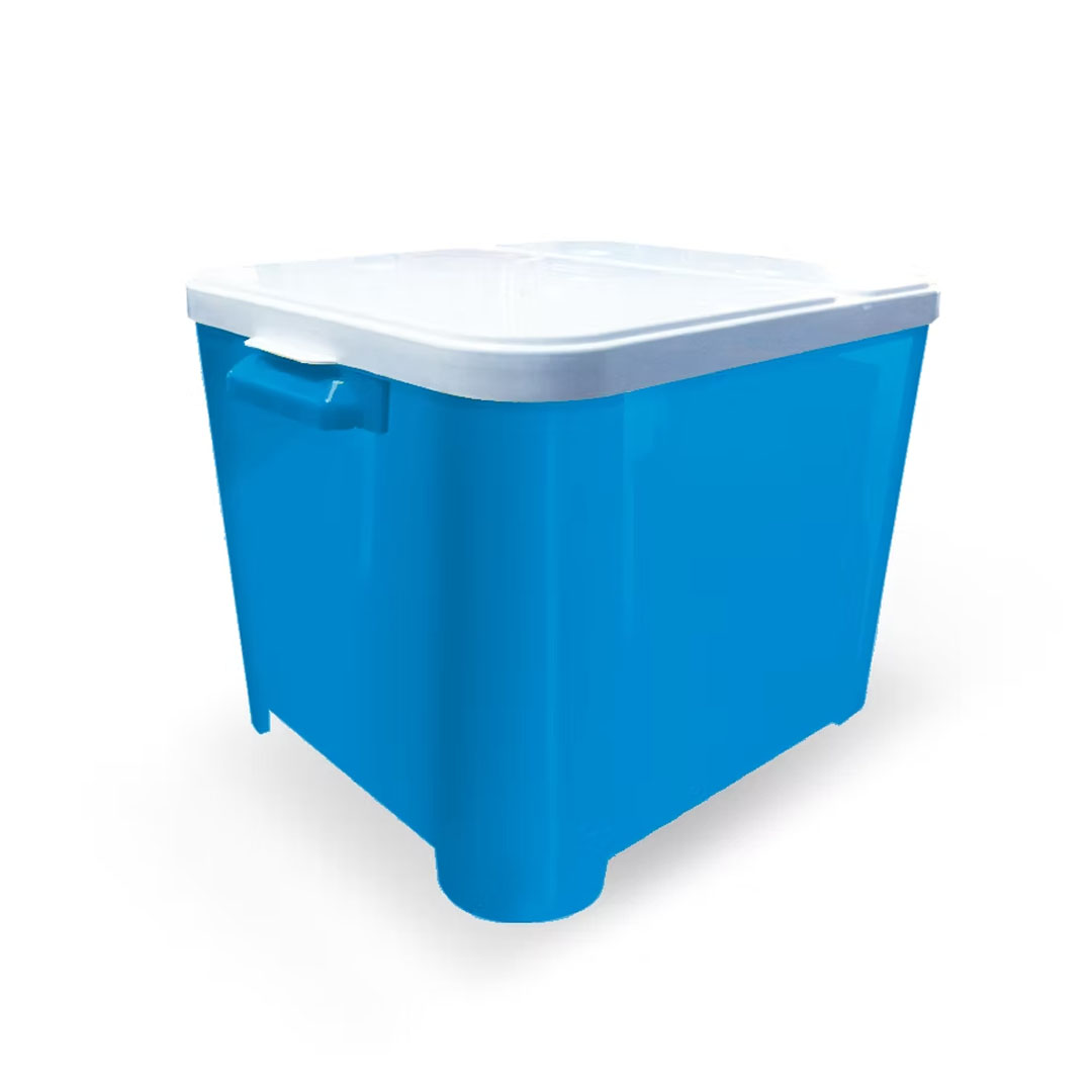 Porta Ração Container Furacão Pet para Cães e Gatos 15Kg Azul