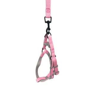 Peitoral Y Rosa com Guia 1,5cm para Cães GR223943 Pet Next