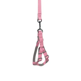Peitoral Y Rosa com Guia 2,5cm para Cães GR223946 Pet Next