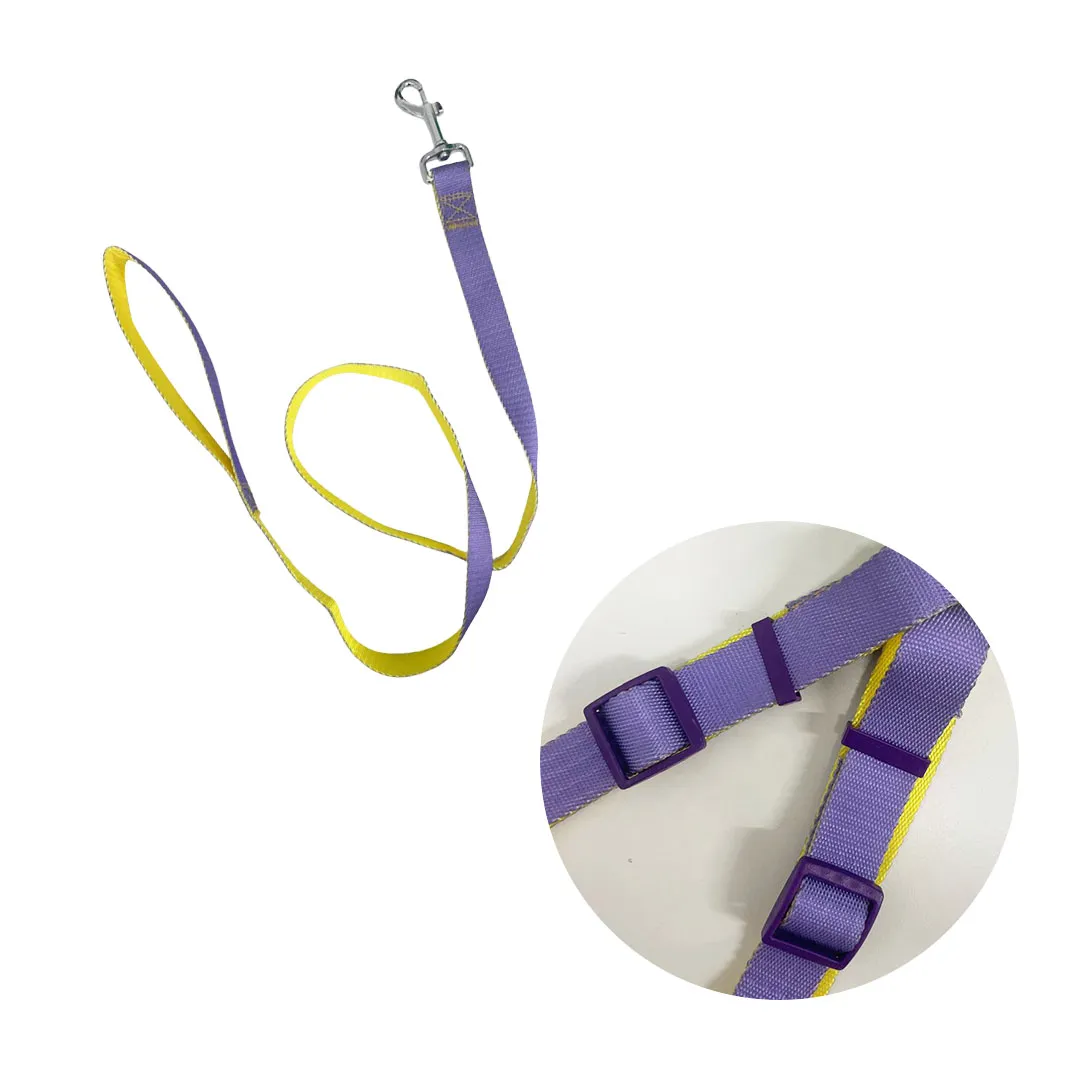 Peitoral Y Violeta Fashion com Guia 2,5cm para Cães GR223952 Pet Next