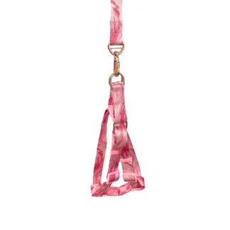 Peitoral Y Rosa Fashion com Guia 2,5cm para Cães GR223899 Pet Next