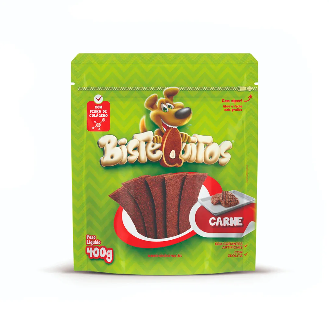 Bifinho Bistequitos Pet Nutrition para Cães Sabor Carne 400g