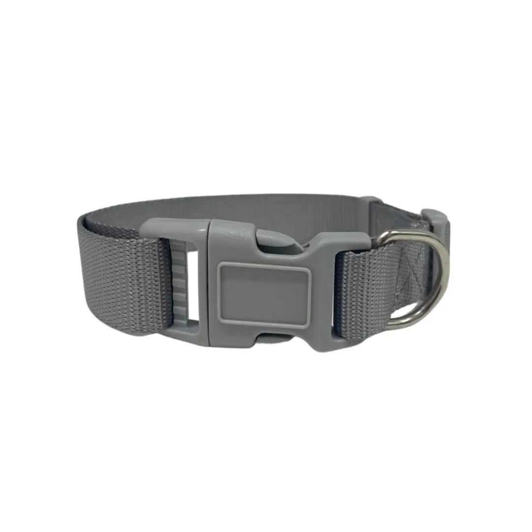 Coleira Cinza 2,5cm para Cães GR223889 Pet Next
