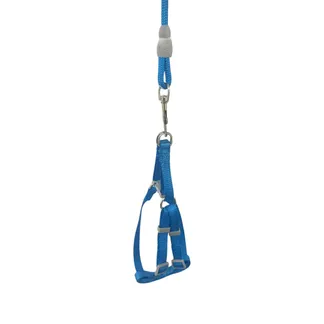 Peitoral Y Azul com Guia Corda 0,6cm para Cães GR223916 Pet Next