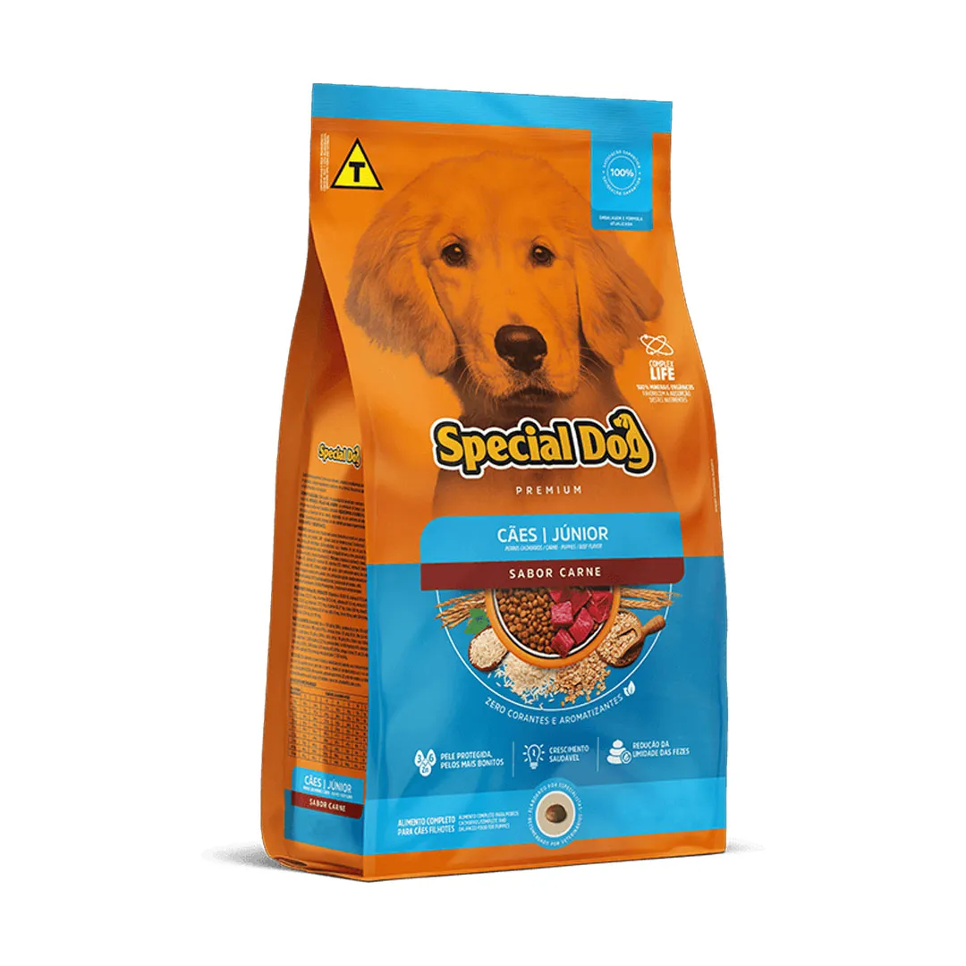 Ração Special Dog Júnior para Cães Filhotes Sabor Carne 1Kg