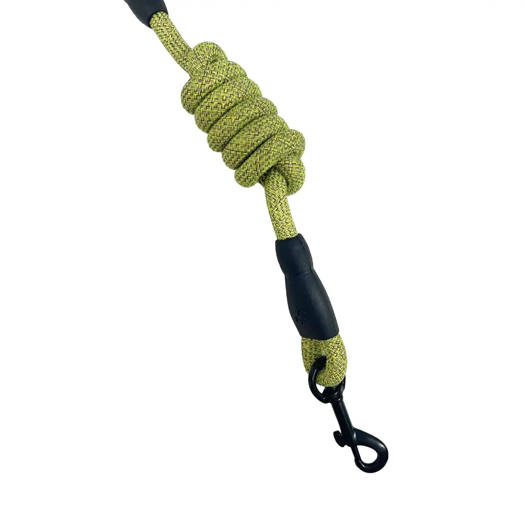 Peitoral Nylon Verde com Guia Corda 1,2cm para Cães GR223903 Pet Next
