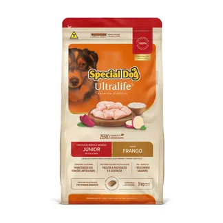 Ração Special Dog Ultralife para Cães Filhotes de Raças Médias e Grandes Sabor Frango 3Kg
