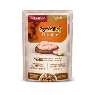 Ração Úmida Special Dog Ultra Life Sachê para Cães Adultos Sabor Frango 100g