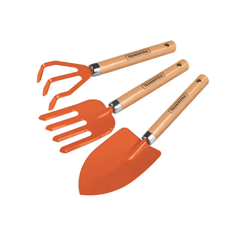 Kit 2x Substrato Rosa do Deserto Quixaba+Conjunto Jardinagem Tramontina