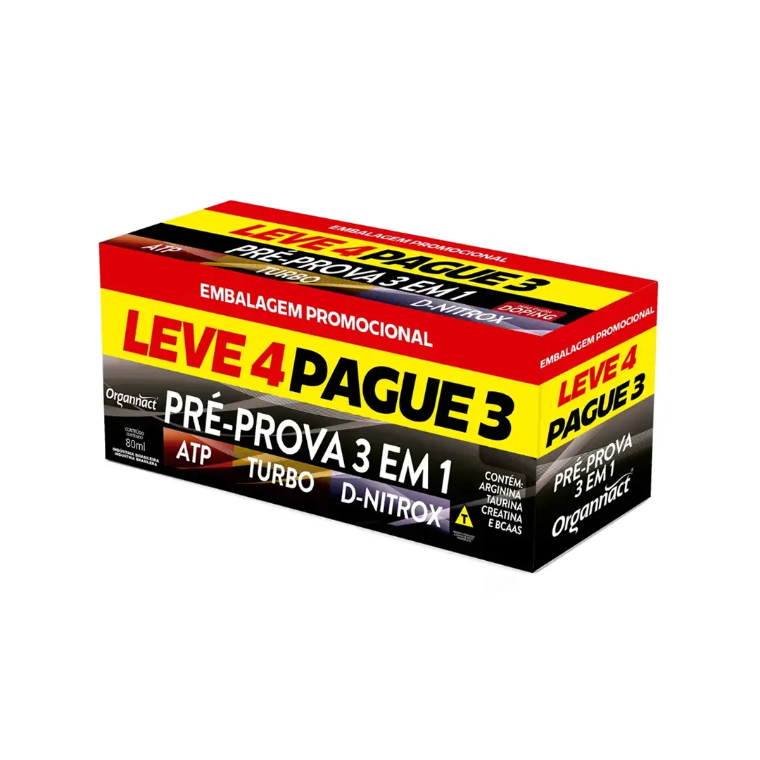 Kit Pré-Prova 3 em 1 Leve 4 e Pague 3 Organnact