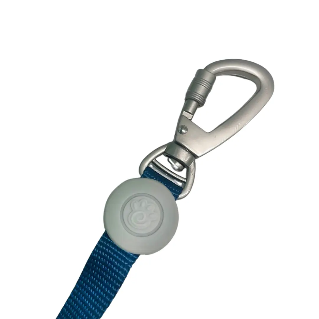 Peitoral H Liso 1,5cm Azul Escuro com Guia para Cães GR223868 Pet Next
