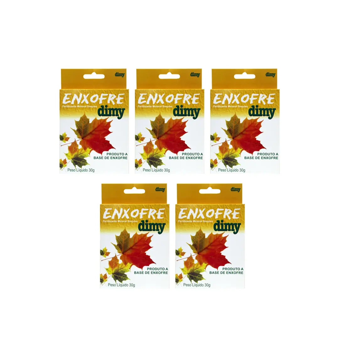 Enxofre Dimy para Plantas 30g 5 Unidades